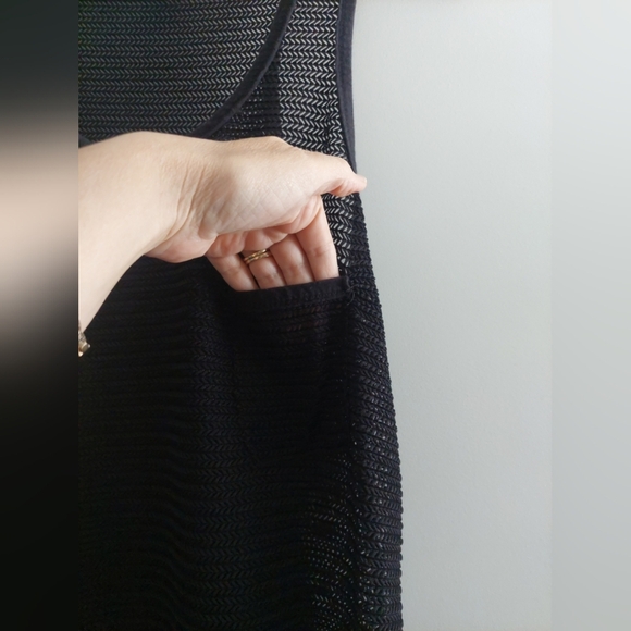 Vintage 90s Y2K Abbey Dawn Avril Lavigne Knit Tank top Swimsuit Cover Up RARE - Picture 7 of 7